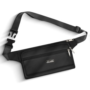 New York Xpress FP-3346 Slim Fanny Pack, Water-Resistant, Adjustable Strap with 4 Pockets, for All Activities, 5" x 10" - 1 of 4