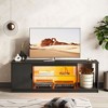 Bestier Modern TV Stand for up to 65" TVs Gaming Entertainment Center with Adjustable Shelves for PS5 - 58 inches - 4 of 4
