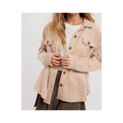 Women's Brushed Terry Shacket - BluIvy