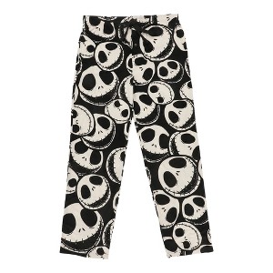 Nightmare Before Christmas Jack Skellington All-Over Print Men's Sleep Pajama Pants - 1 of 3