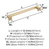 Amerock Lintel Appliance Pull for Large Panels and Oversized Cabinets - 4 of 4