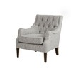 Sapphtopaz Accent Chair Mid-Back Bedroom Chair Upholstered Comfy Chair Armchair with Button Tufted Accent Chairs for Living Room, Bedroom - 4 of 4