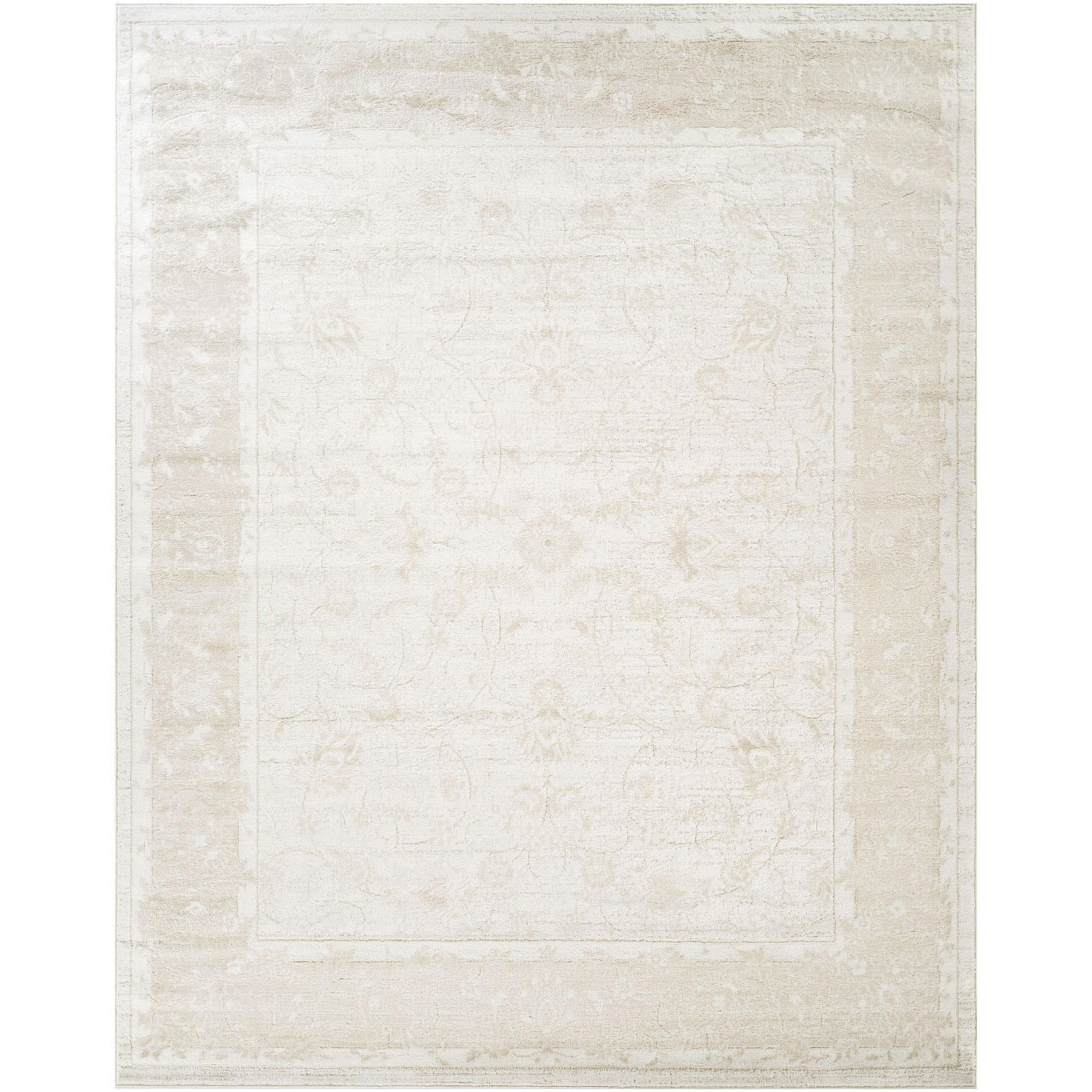 Nourison Dekor 7'10" x 9'10" Ivory Taupe Vintage Indoor Area Rug