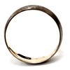 Pompeii3 Mens 14k Black & Yellow Gold Two Tone Brushed Wedding Band - 2 of 3