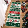 COZONY Christmas Holiday Themed Washable Non Slip Runner Rug for Hallway Kitchen Bedroom - 3 of 4