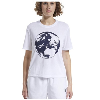 Reebok Womens Ree-Cycled Graphic T-Shirt