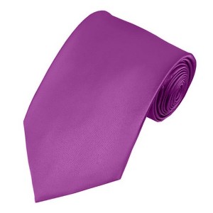 Men's Solid Color Traditional 3.35 Inch Wide And 58 Inch Long Neckties - 1 of 4