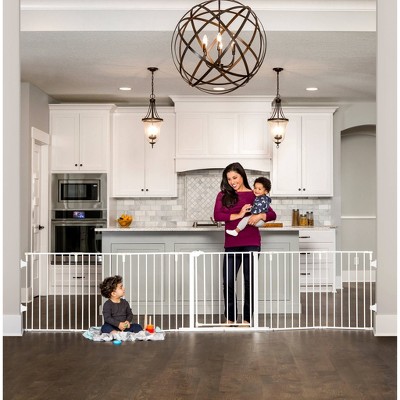 Regalo 130-Inch White Metal Baby Gate and Play Yard