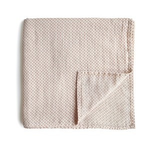 Mushie Organic Cotton Muslin Swaddle Blanket - 1 of 4