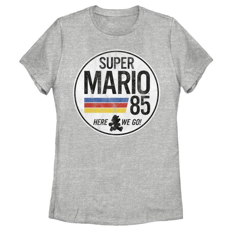 Women's Nintendo Super Mario Retro Rainbow Ring T-Shirt, 1 of 5