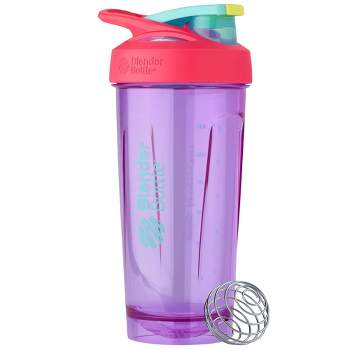 LEMONKIND BPA Free Tritan Eco-friendly Shaker Bottle, Clear/White - 40