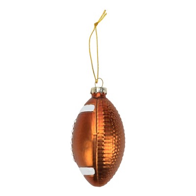 Set of 6 Spherical Glass Sports Ornaments in Multicolor