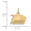 Black Bow Jewelry 14k Yellow Gold Georgia Southern Eagles NCAA Extra Small Pendant - 2 of 3