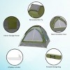 Leisure Sports 2-Person Dome Tent with Carrying Bag - Green/Gray - 3 of 4