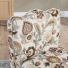 Flannel Single Dining Chair With Soft Seat Cushion And Backrest, No Armrests, Matching Pillow Can Be Used As Waist Cushion - 3 of 4
