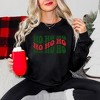 Simply Sage Market Women's Graphic Sweatshirt Ho Ho Ho Wavy Puff Print - 2 of 4
