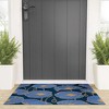 Emanuela Carratoni Moody Blue Garden Welcome Mat - Deny Designs - 2 of 3