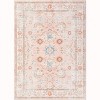10 x13 Floral Medallion Area Rug - 8x10 Washable Boho Print Indoor Accent Carpet, Low-Pile, Non-Slip Soft Rug for Home - 2 of 4