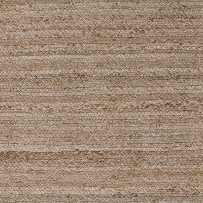 Maxax Jute Hand Braided Zigzag Stitch Natural Fibers Farmhouse Style Area Rug For Dining Room Living Room Kitchen, Off White/Natural