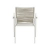Meridian Furniture,Maldives Rope Fabric Outdoor Patio Dining Arm Chair, Set of 2 - 2 of 4
