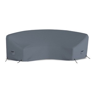 Covers&All Curved Outdoor Couch Cover, 1000D Waterproof, UV-Resistant Patio Furniture Cover - 1 of 4