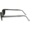 The Original X-KD's Biker Shades Sunglasses By PCSUN 20% Larger Clear Frames Silver Mirror Lenses - 3 of 4