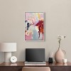 Art Remedy Burgundy over Lavender Retro Abstract Wall Art Framed - 2 of 4