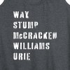 Women's - Instant Message - Emo Band List Graphic Racerback Tank - 2 of 4