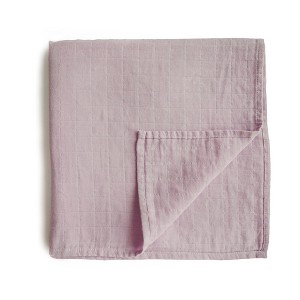 Mushie Organic Cotton Muslin Swaddle Blanket - 1 of 4