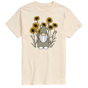 Men's - Instant Message - Sunflower Gnome Short Sleeve Graphic T-Shirt - 1 of 4