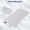 Threshold Ramps for Doorways,Aluminum Entry Threshold Ramp  for Doorways and Raised Landings, Weight Capacity 700 LB - 2 of 4