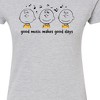 Women's - Peanuts - Good Music Good Days Fitted Graphic T-Shirt - 2 of 4
