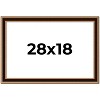 PosterPalooza | Weathered Gold Picture Frame - UV Acrylic, Backing Board, Hanging Hardware Included - 2 of 4