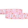 Northlight Easter Bunny Wired Spring Craft Ribbon - 2.5" x 10 Yards - Pink - 4 of 4