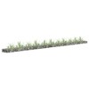 vidaXL Gabion Raised Bed Silver Galvanized steel 35.4 x 11.8 x 11.8 in - 177.2" x 11.8" x 3.9" - 2 of 4