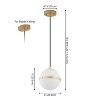 JONATHAN Y Porter Modern Minimalist Globe LED Pendant Light - 4 of 4