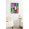 Kate and Laurel Framed Canvas Wall Art Print Abstract 02 by Rachel Lee, 18 x 24 Sylvie Natural Frame, Modern Contemporary, Abstract Art for Wall Decor - 4 of 4