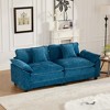 Wider Armrest LoveSeat, Modular Sectional Couch with Chenille Fabric & Double-Layer Cushions â€ - 4 of 4