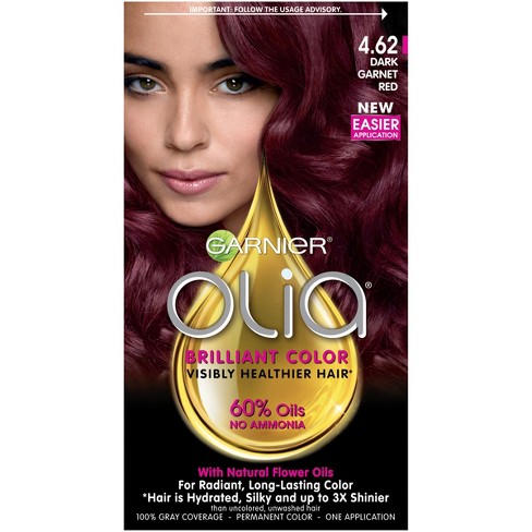 Garnier Olia Brilliant Color 4 62 Dark Garnet Red Target