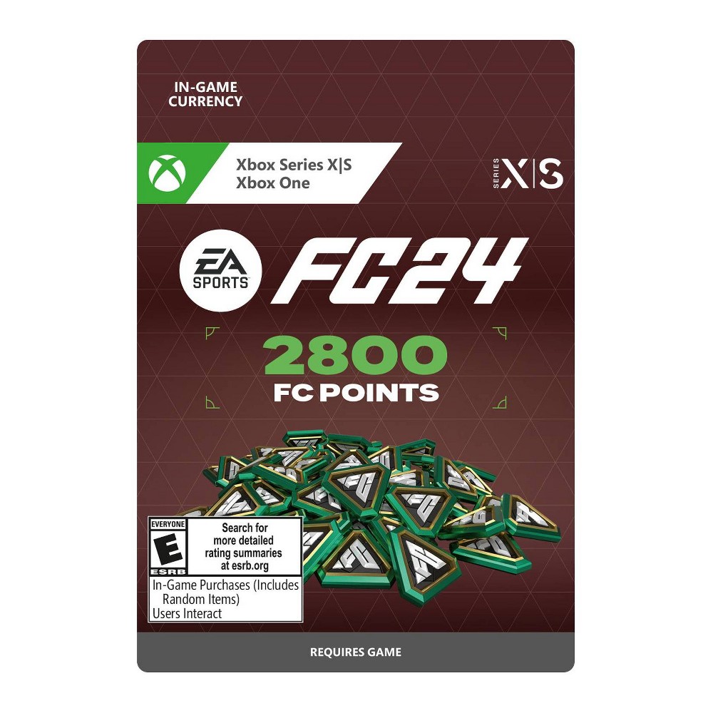 Photos - Console Accessory Microsoft EA Sports FC 24: 2,800 FC Points - Xbox Series X|S/Xbox One  (Digital)