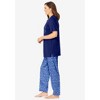 Dreams & Co. Women's Plus Size Graphic Tee PJ Set - 4 of 4