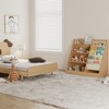 SUGIFT 4-Tier Kids Bookshelf and Toy Storage Organizer, White - 4 of 4