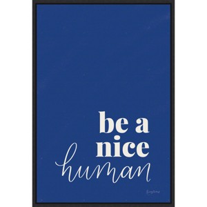 16" x 23" Bright Home II by Becky Thorns Framed Canvas Wall Art Black - Amanti Art - 1 of 4