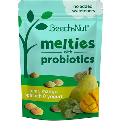 Image of Beech-Nut Melties Probiotic Pear Mango Spinach - 1oz