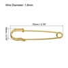 Unique Bargains Metal DIY Blankets Crafts Brooch Making Home Sewing Large Safety Pins 40 Pcs - 2 of 4