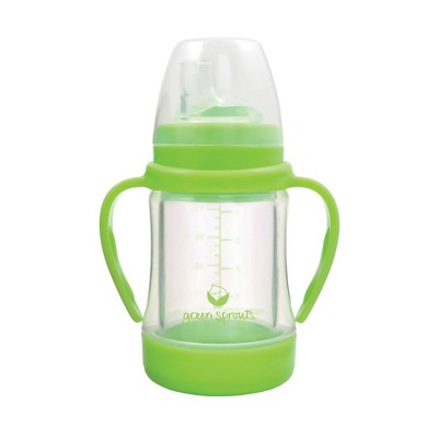 green sprouts Glass Sip & Straw Cup - Green - 4oz
