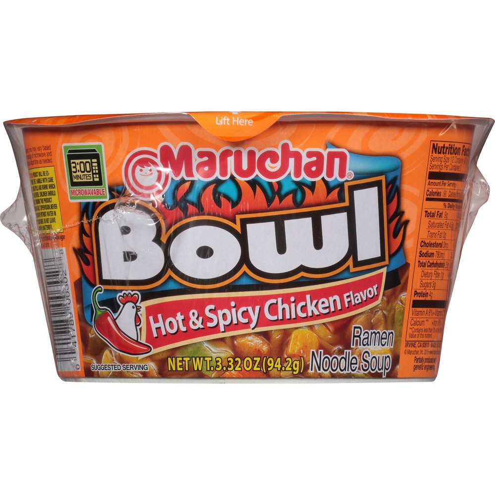 UPC 041789003028 product image for Maruchan Hot & Spicy Chicken Ramen Noodle Soup Microwavable Bowl - 3.32oz | upcitemdb.com