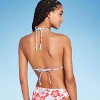 Women's Hibiscus Print Triangle Bikini Top - Wild Fable™ Red/White/Blue - 2 of 4