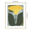 Amanti Art Big yellow bloom by Little Dean Wood Framed Wall Art Print - 4 of 4