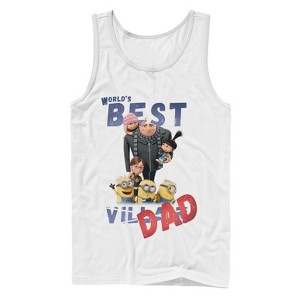 Men's Despicable Me World's Best Villain Dad Tank Top - 1 of 4